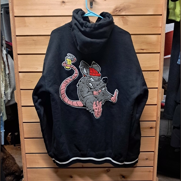 Empyre Rat Attack Embroidered Hoodie Size L - Picture 2 of 8